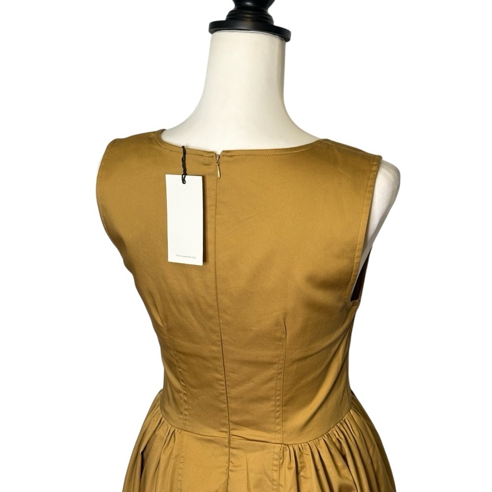NWT 7 For All Mankind Corset Inspired Maxi Dress Size 8 Lined Pockets Stretch - Picture 4 of 14